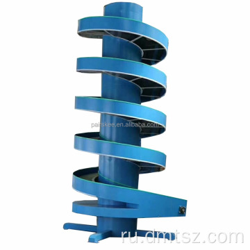 Вертикальный спиральный конвейер углеродистой стали для посылки